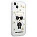 Karl Lagerfeld Klhcp13shflt Iphone 13 Mini 5.4 Trasparente /traslucida Fiore Ikonik Karl - Foto miniatura 1