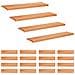 Tappeti per scale 20 pz 110 x 30 x 2 cm Vernice - Foto miniatura 1