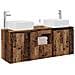 Set di Armadi da Bagno 3 pz Legno antico 53 x 35 x 63 cm - Foto miniatura 2
