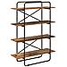 Libreria 4 livelli 100 x 35 x 140 cm PB Legno di quercia - Foto miniatura 1