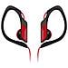 Auricolari ad Archetto RP-HS34 con Clip colore Nero / Rosso - Foto miniatura 1