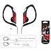 Auricolari ad Archetto RP-HS34 con Clip colore Nero / Rosso - Foto miniatura 4