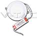 Pannello Led A Incasso Rotondo 225 Mm 18w Smd Luce Calda 3k Vt-1807 Rd 4860 - Foto miniatura 2