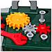 Giochi Da Camera Per Bambini Banco Lavoro Con Attrezzi Verde+grigio - Foto miniatura 3