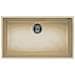 Lavello Quadra 130 Keratek Plus Sottotop 76x44 cm 1 vasca Colore Champagne 95 - Foto miniatura 1