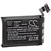 Li-poly Batteria 350mah (3.82v) Per Smartwatch Orologio Braccialetto Fitness Come Apple A1850 - Foto miniatura 1
