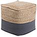 Pouf Grigio Scuro 44x44cm Kirama - Foto miniatura 1