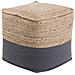 Pouf Grigio Scuro 44x44cm Kirama - Foto miniatura 9