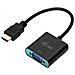 Hdmi2vgaada Cavo Di Interfaccia E Adattatore Hdmi Vga Nero - Foto miniatura 4