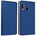 Custodia Flip Samsung Galaxy A20e Portafoglio Funzione Supporto - Blu - Foto miniatura 1
