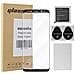 Cadorabo Pellicola Armatura A Schermo Intero Compatibile Con Samsung Galaxy S8 Plus In Trasparente Con Nero - Vetro Temperato (tempered) Di Protezione Del Display In Durezza 9h Con 3d Touch - Foto miniatura 1