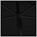 Ombrellone da Giardino con Palo 210x140 cm Nero - Foto miniatura 2