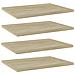 Ripiani per Libreria 4pz Rovere Sonoma 40x30x1,5cm Multistrato - Foto miniatura 1