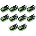 Cinghie d'Ancoraggio a Cricchetto 10 pz 800 daN 6m Verde - Foto miniatura 1