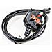 PowerCord UK Notebook (1.8m) , Maschio / femmina, 1,8m, Nero - Foto miniatura 2