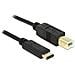 2m, USB2.0-C / USB2.0-B 2m USB B USB C Nero cavo USB - Foto miniatura 1