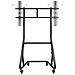 FS20200M-B - Supporto da Pavimento con Ruote / Gambe per schermi 60-105, Nero - Foto miniatura 3
