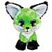 Peluche Fox Lime Junior 15 Cm Peluche Nero / verde - Foto miniatura 1
