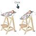 Seggiolone Born Up - Set 2in1 - Design tessile Style grigio - Funzione reclinabile - Naturale - Foto miniatura 2