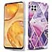 Custodia Compatibile Con Huawei P40 Lite In Marmo Viola Onda No. 14 - Coperchio Protettivo In Silicone Tpu Con Motivo A Mosaico - Foto miniatura 1