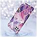 Custodia Compatibile Con Huawei P40 Lite In Marmo Viola Onda No. 14 - Coperchio Protettivo In Silicone Tpu Con Motivo A Mosaico - Foto miniatura 4