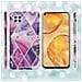 Custodia Compatibile Con Huawei P40 Lite In Marmo Viola Onda No. 14 - Coperchio Protettivo In Silicone Tpu Con Motivo A Mosaico - Foto miniatura 6