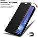 Custodia Compatibile Con Oppo A52 In Nero Di Notte - Coperchio Protettiva Con Chiusura Magnetica, Funzione Stand E Tasca Per Le Carte - Foto miniatura 6