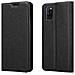 Custodia Compatibile Con Oppo A52 In Nero Di Notte - Coperchio Protettiva Con Chiusura Magnetica, Funzione Stand E Tasca Per Le Carte - Foto miniatura 8