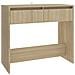 Tavolo Consolle Rovere Sonoma 89x41x76,5 cm in Acciaio - Foto miniatura 2