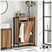 Mobile Lavanderia Con Sacchi Portabiancheria Pieghevoli, Portabiancheria, Mobile Bagno, Stile Vintage, 60x30x90cm Bzr65-pf - Foto miniatura 7
