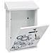 Premium E5606 Cassetta Postale Individuale In Acciaio Con Serigrafia Decorativa ""spark"", Dimensione M (din A4 E Riviste), Bianco - Foto miniatura 2