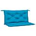 Cuscini Per Panca 2 Pz Azzurri 100x50x7cm In Tessuto Oxford - Foto miniatura 2