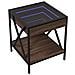 Comodino Con Led Infinity Rovere Marrone 40x40x49 Cm - Foto miniatura 3