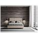 Letto Contenitore Imbottito 140x210 Microfibra Sabbia Agueda - Foto miniatura 2