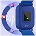 Smartwatch E Bambini Monitoraggio Salute E Controllo Musica Bluetooth, Blu - Foto miniatura 4