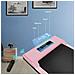 Tapis Roulant Elettrico Pieghevole,walking Pad 10 Km/h,tappeto Corsa Extra Large 42cm,con Telecomando E Display Lcd,telaio Rinforzato And 220lb Max Weight For Home Office Exercise - Rosa - Foto miniatura 2