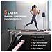 Tapis Roulant Elettrico Pieghevole,walking Pad 10 Km/h,tappeto Corsa Extra Large 42cm,con Telecomando E Display Lcd,telaio Rinforzato And 220lb Max Weight For Home Office Exercise - Rosa - Foto miniatura 3