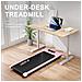 Tapis Roulant Elettrico Pieghevole,walking Pad 10 Km/h,tappeto Corsa Extra Large 42cm,con Telecomando E Display Lcd,telaio Rinforzato And 220lb Max Weight For Home Office Exercise - Rosa - Foto miniatura 4