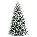 Albero Di Natale Innevato Artide 210 Cm Folto Foltissimo Realistico 948 Punte - Foto miniatura 2