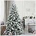 Albero Di Natale Innevato Artide 210 Cm Folto Foltissimo Realistico 948 Punte - Foto miniatura 3
