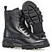 Black Casual Closed Booties Stivaletti Pelle Scarpe Donna Nero Eu 37, 51.730.27 - Foto miniatura 3