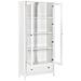 Vetrina In Vetro Nornalup 80 Cm Bianco - Foto miniatura 4