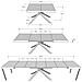 Tavolo allungabile 90x120/380 cm Karida Evolution bianco frassino telaio antracite - Foto miniatura 5