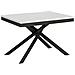 Tavolo allungabile 90x120/380 cm Karida Evolution bianco frassino telaio antracite - Foto miniatura 1