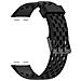Cinturino Di Ricambio Per Huawei Band 10/9/8 - Design Traspirante Con Fori Black - Foto miniatura 3