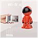 Telecamera Ip Wifi Di Sorveglianza Con Movimento Orizzontale E Verticale, Design Robot. Visione Notturna. Comunicazione Bidirezionale. - Foto miniatura 5