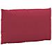 Cuscini Per Pallet 3 Pz Rosso Vino In Tessuto Oxford - Foto miniatura 5