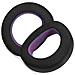 Cuscinetti Auricolari Di Ricambio Per Hd800 - Tessuto Intrecciato Nero E Viola - Foto miniatura 2