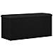 panchina da giardino  Nero Rovere 100x40x45 cm Legno ingegnerizzato - Foto miniatura 1