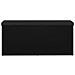 panchina da giardino  Nero Rovere 100x40x45 cm Legno ingegnerizzato - Foto miniatura 6
